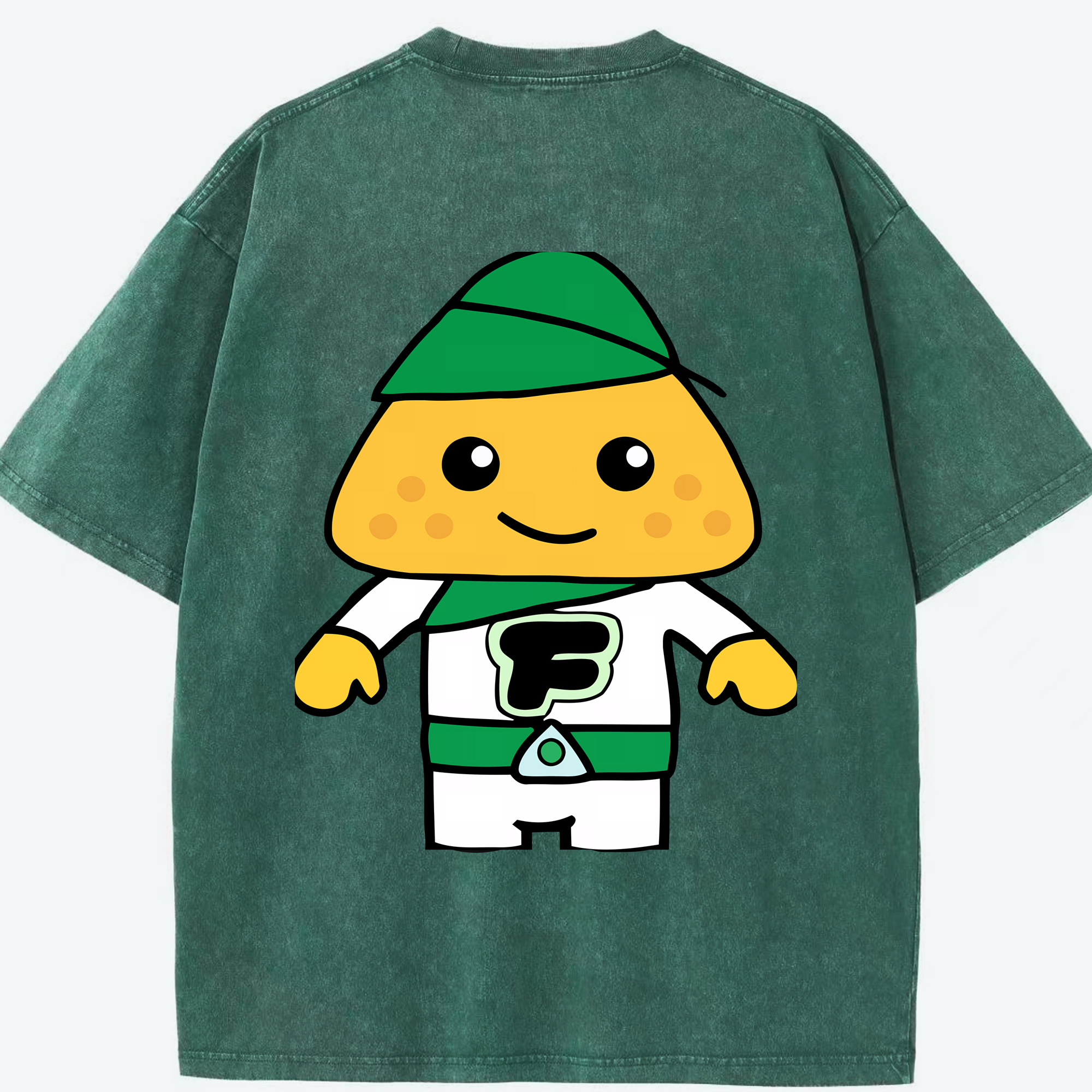 （画像用） アンパンマン Anpanman 綿100% ヴィンテージ風 半袖Tシャツ（背面プリント）